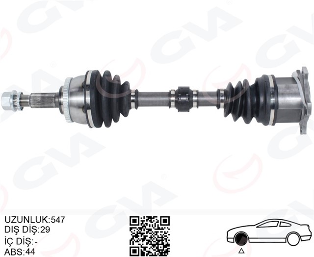 KOMPLE AKS SAG NISSAN XTRAIL 01 - 13 T30 KASA MANUEL VITES