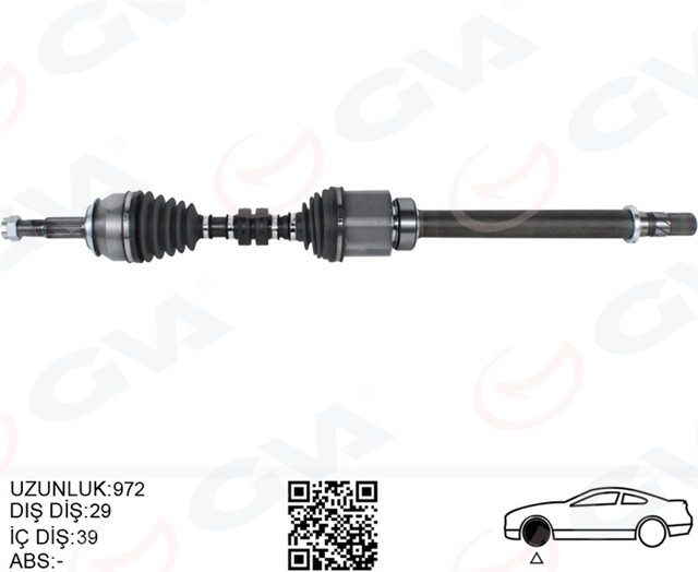 KOMPLE AKS SAG NISSAN QASHQAI J11 KASA 1.6 DCI 13 - MANUEL 6 ILERI VITES