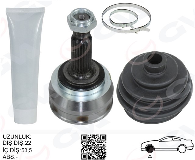 AKS KAFASI SETI DIS SKODA FAVORIT 1.3 89 - 97 - FELICIA 1.3 - 1.6 - 1.9D 94 - 01