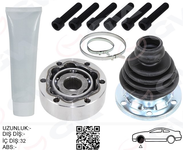 AKS KAFASI IC GOLF2 - GOLF3 - GOLF4 - POLO CLASSIC - CADDY - POLO 86 - 