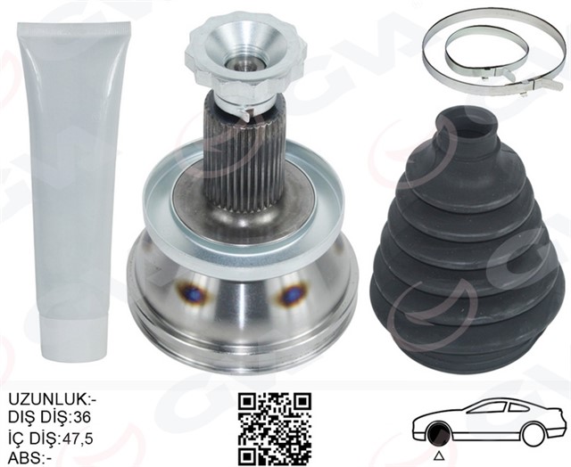 AKS KAFASI DIS POLO - CORDOBA - IBIZA - FABIA BBY - BBZ - BKY - CGPA - CGGB 1.4 16V 01 - 14