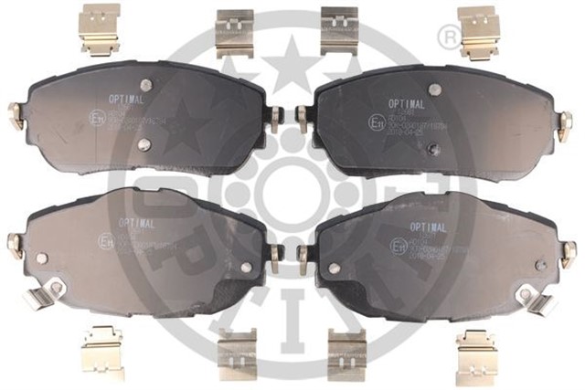 FREN BALATA SETI. DISKLI FREN ON AURIS E18 AURIS ESTATE E18 AURIS VAN BOX E18 COROLLA SALOON E15 COROLLA SALOON E18 - ZRE1