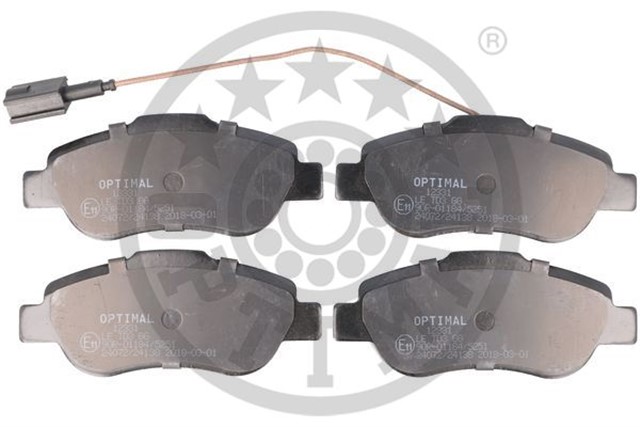 FREN BALATA SETI. DISKLI FREN ON FIAT 500 312 500 C 312 KA RU8