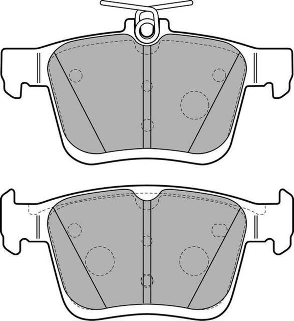 FREN BALATASI ARKA GOLF7 - A3 - LEON - PASSAT - T - ROC - ATECA - SUPER B - KAROQ 13 - 