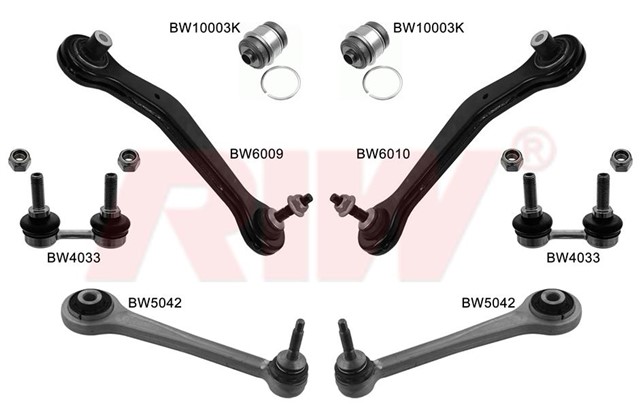 TAMIR KITI ARKA BMW - X5 - E53 2000 - 2007