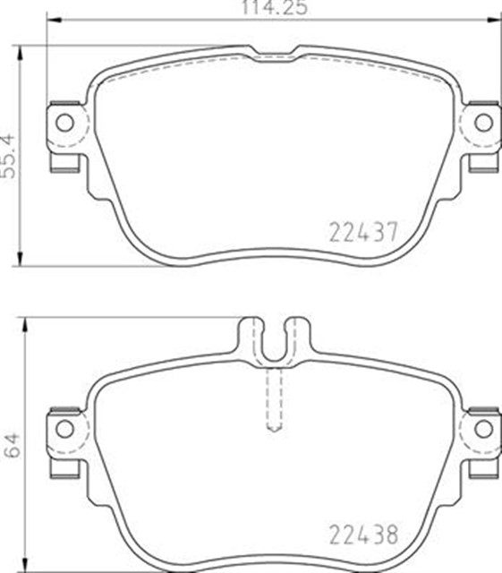 FREN BALATASI ARKA MERCEDES C257 W213 S213 C238 A238