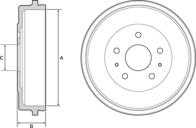 ARKA KAMPANA TRANSIT COURIER 1.5 TDCI - 1.6 TDCI 14 228X229X63.5X71X4DL