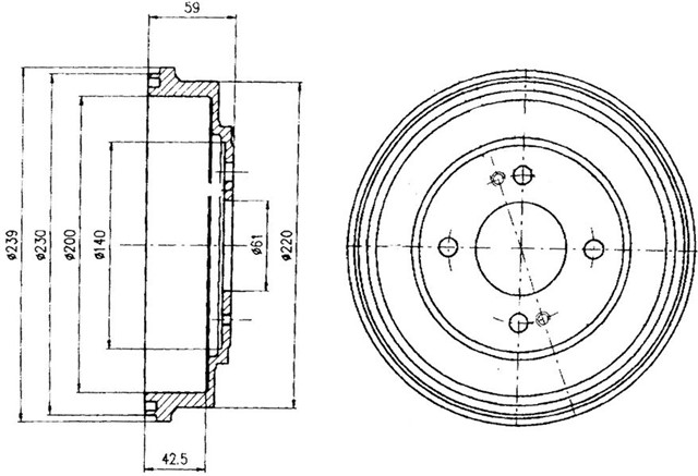 FREN KAMPANASI ARKA HONDA CIVIC 01/92 11/01