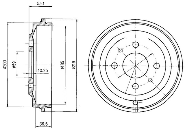 FREN KAMPANASI ARKA FIAT PALIO 04/96