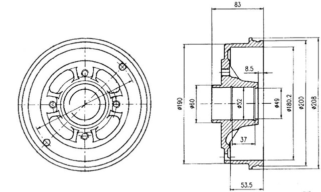 FREN KAMPANASI ARKA DACIA LOGAN. SANDERO / RENAULT CLIO. CLIO CAMPUS. CLIO VAN. LOGAN. SANDERO. THAL