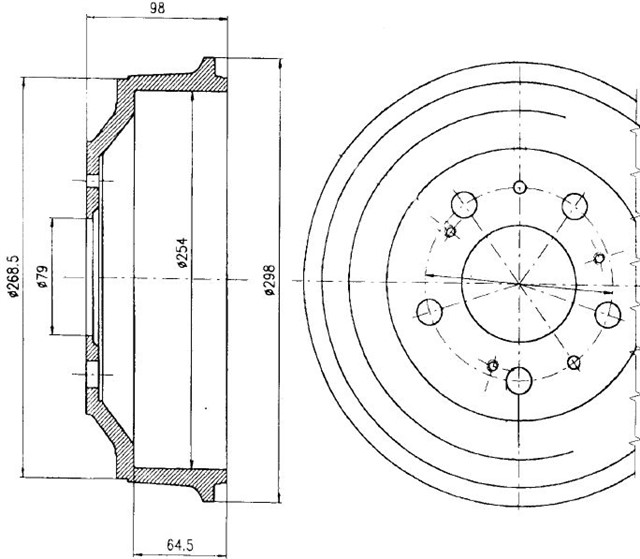 FREN KAMPANASI ARKA CITROEN JUMPER. RELAY / FIAT DUCATO / PEUGEOT BOXER 02/94