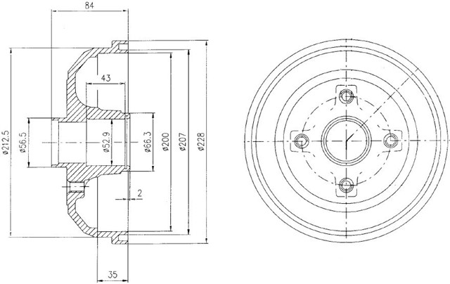 ARKA FREN KAMPANA CORSA C 01 11 ABS SIZ