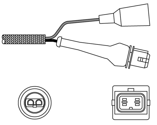 OKSIJEN SENSORU - AUDI 80 / RENAULT ESPACE II 01/86 09/00