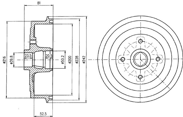 FREN KAMPANASI ARKA DAEWOO ARANOS. CIELO. ESPERO. LANOS. NUBIRA 01/94