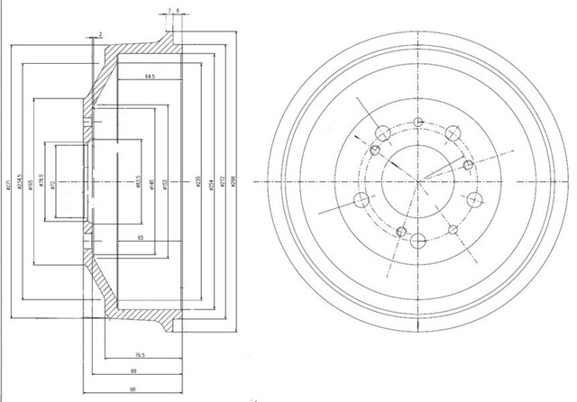 FREN KAMPANASI ARKA CITROEN C25. JUMPER. RELAY / FIAT DUCATO / PEUGEOT BOXER. J5 81
