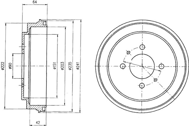 FREN KAMPANASI ARKA MITSUBISHI CARISMA. SPACESTAR 10/98 10/06