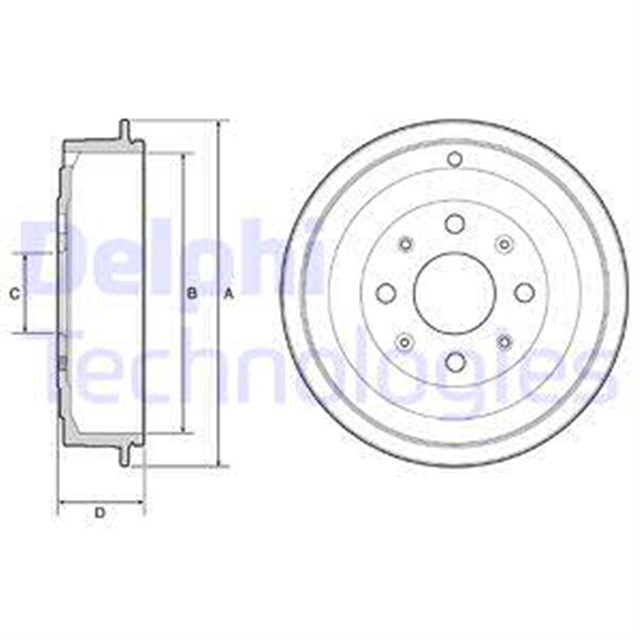 FREN KAMPANASI ARKA FIAT / OPEL GRANDE PUNTO / OPEL CORSA. CORSA VAN 06