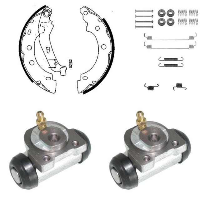 FREN PABUC KITI ARKA NISSAN KUBISTAR / RENAULT KANGOO 09/97