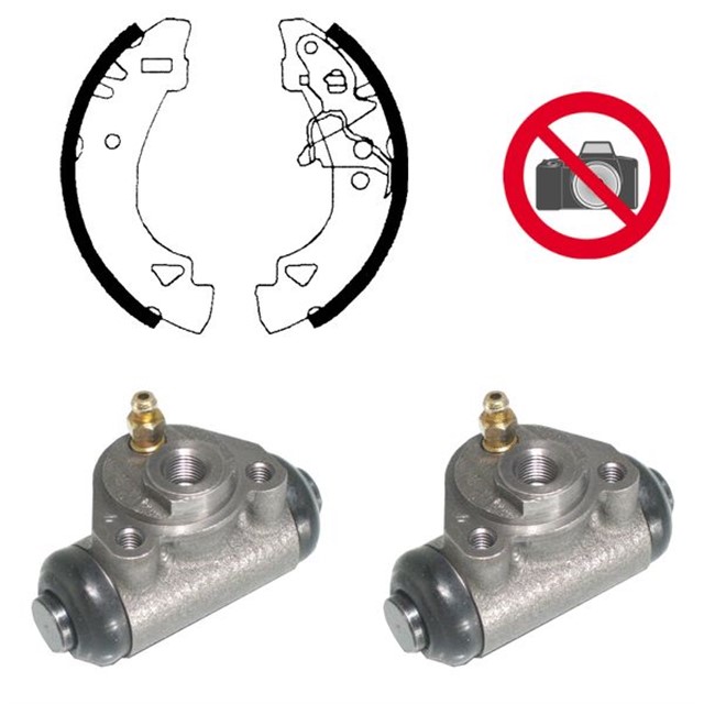 FREN PABUC KITI ARKA AUTOBIANCHI Y10; FIAT PANDA. UNO. UNO VAN; LANCIA Y10 09/92