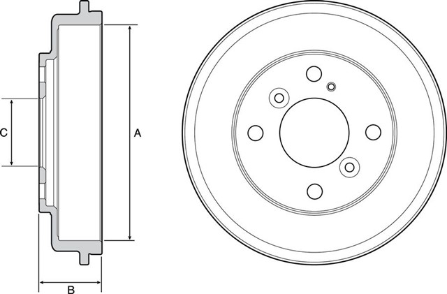 ARKA FREN KAMPANA FIESTA 08 14 200 / 40 MM