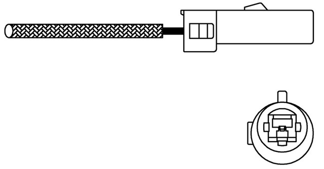 OKSIJEN SENSORU - HYUNDAI EXCEL. H100. PONY. S COUPE. SONATA / MITSUBISHI COLT. GALANT. L300. LANCER