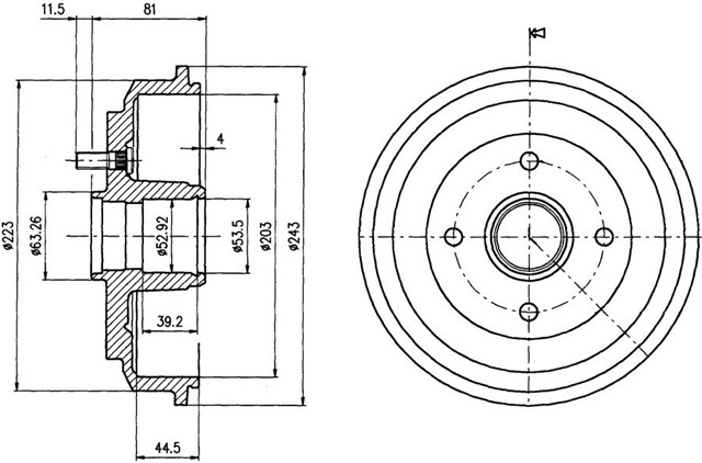 FREN KAMPANASI ARKA FORD FIESTA. FUSION 11/01