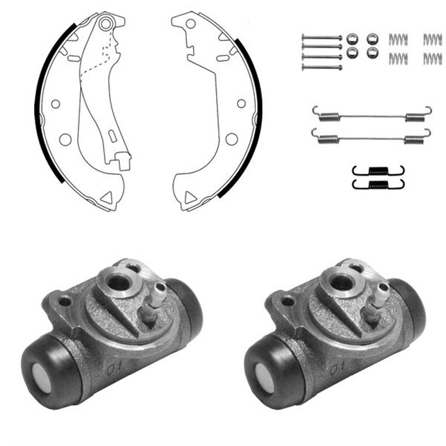 FREN PABUC KITI ARKA FIAT DOBLO. DOBLO CARGO 03/01