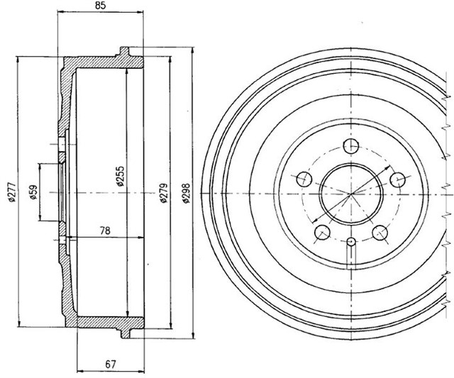 FREN KAMPANASI ARKA CITROEN DISPATCH. EVASION. JUMPY. SYNERGIE / FIAT SCUDO. ULYSSE / LANCIA Z ZETA