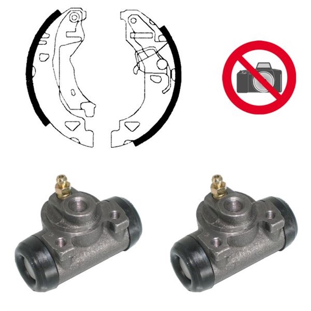 FREN PABUC KITI ARKA FIAT PUNTO. PUNTO VAN / LANCIA YPSILON 07/93 09/03