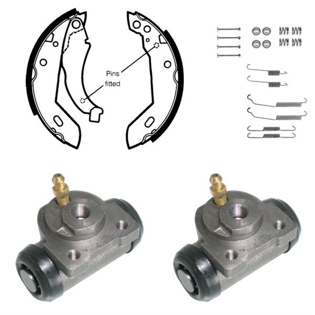 FREN PABUC KITI ARKA PEUGEOT 205. 309 08/89