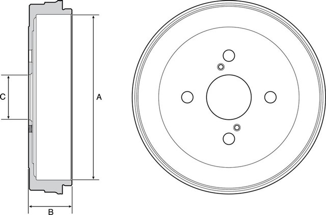 FREN KAMPANASI ARKA TOYOTA PRIUS 2000 - 00