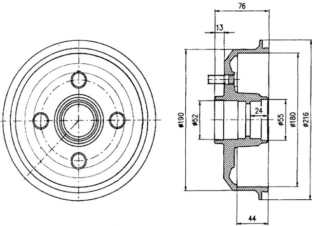 FREN KAMPANASI ARKA FORD COURIER. ESCORT. FIESTA. FIESTA VAN. KA. ORION. PUMA / MAZDA 121 04/89