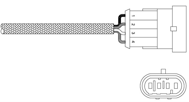 OKSIJEN SENSORU - ALFA ROMEO 147. 156. SPIDER; FIAT DOBLO. PANDA. STILO; LANCIA LYBRA. THESIS 01/01