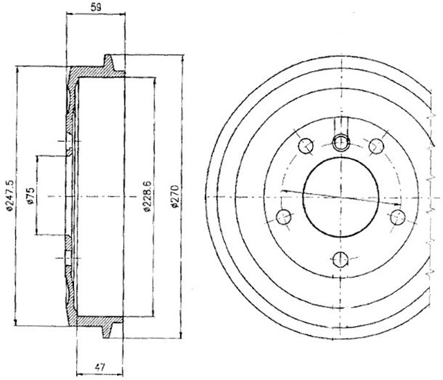 FREN KAMPANASI ARKA BMW 316. 318. 320. 323. 325 04/91