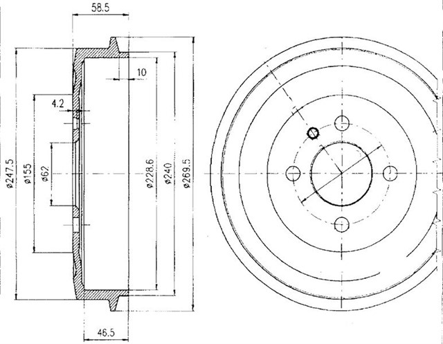 FREN KAMPANASI ARKA BMW 316. 318. 320. 324 08/77 10/93