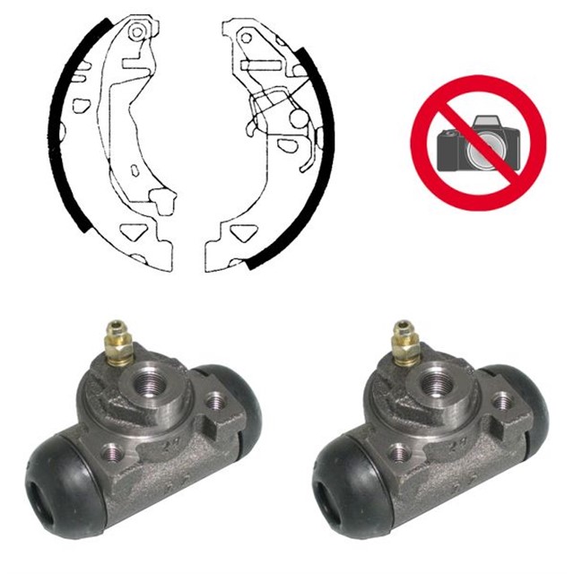 FREN PABUC KITI ARKA FIAT BRAVA. BRAVO 10/96