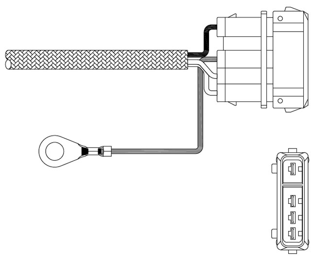 OKSIJEN SENSORU - VW GOLF I - II - III. PASSAT. POLO 01/87 07/00