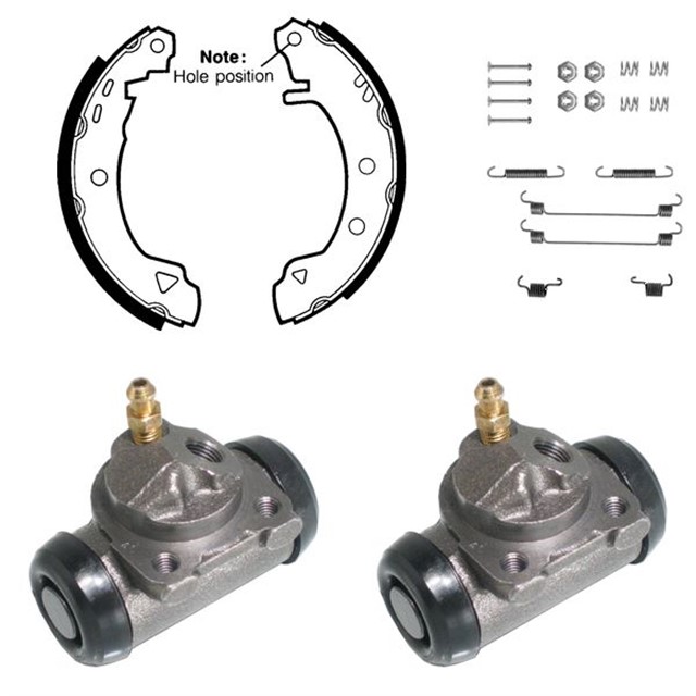 FREN PABUC KITI ARKA RENAULT EXPRESS. RAPID 09/85 07/98