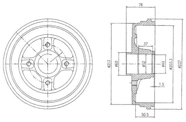 FREN KAMPANASI ARKA RENAULT CLIO. MODUS 09/04