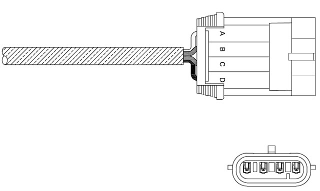 OKSIJEN LAMBDA SENSORU ASTRA F - VECTRA B 1.8I - 2.0I 16V X18XE - X20XEV