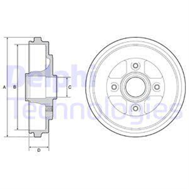 FREN KAMPANASI ARKA OPEL AGILA / SUZUKI WAGON R 00