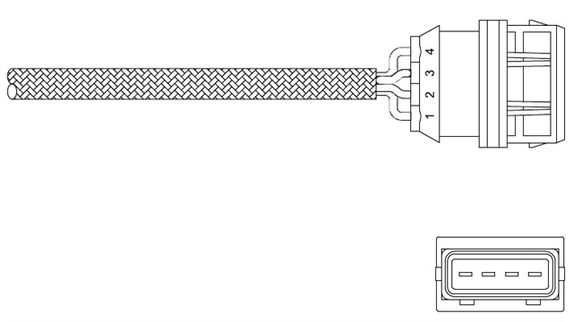 OKSIJEN SENSORU - VOLVO S40. V40 05/97 07/00