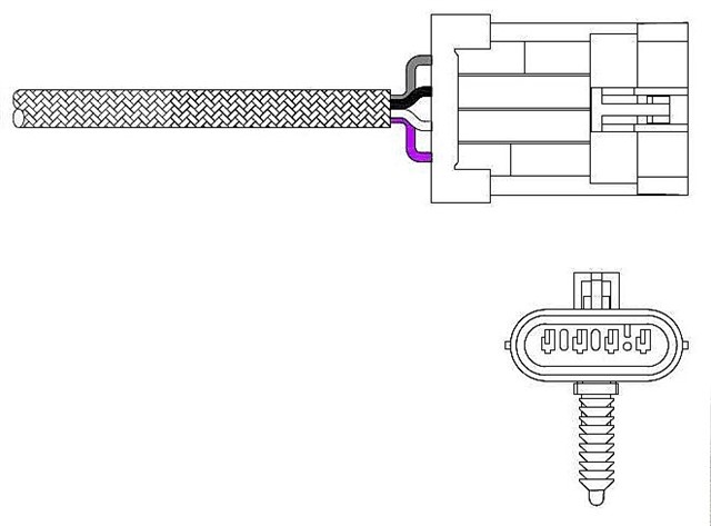 OKSIJEN SENSORU - ACURA SLX V6 / DAEWOO LANOS L4. LEGANZA L4 / HONDA PASSPORT L4. PASSPORT V6 / ISUZ
