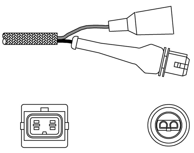 OKSIJEN SENSORU - ALFA ROMEO 75. 155. 164. GTV. SPIDER / AUDI 80. 90. 100. 200. A6. CABRIO. COUPE. Q