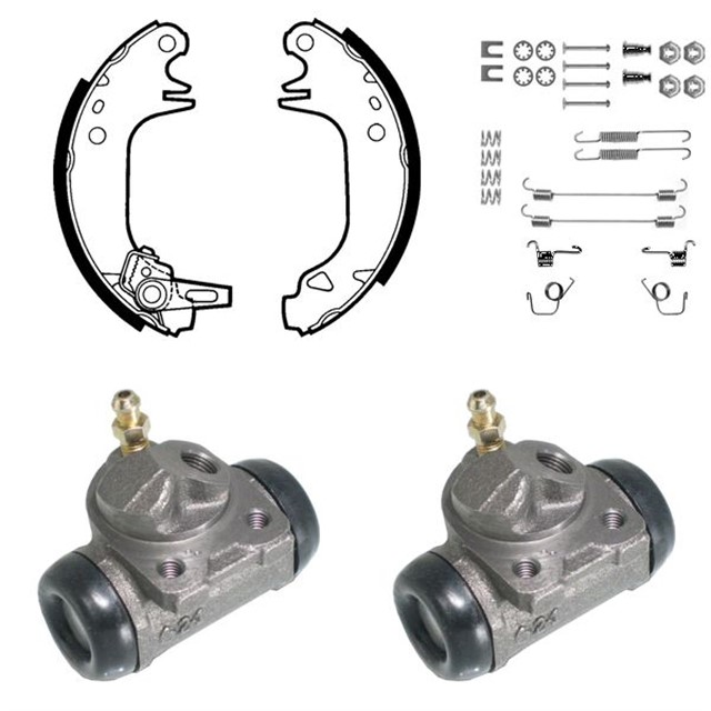 FREN PABUC KITI ARKA PEUGEOT 309 / RENAULT 11. 9 07/82 07/89