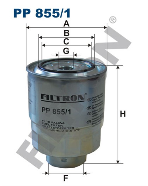 YAKIT FILTRESI CIVIC 2.2 CTDI HB 05 - 11 CRV 2.2CTDI 07 - 09 ACCORD 2.2CTDI 04 - 08 FRV 2.2CTDI 05 - 