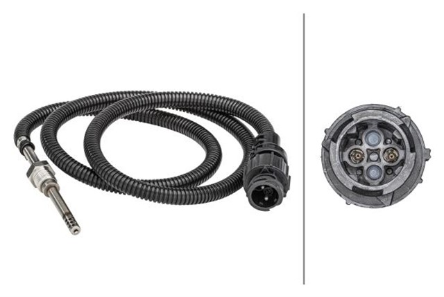 EGZOZ SICAKLIGI SENSORU 985 MM 2 - KUTUPLU VOLVO