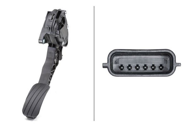 GAZ PEDALI POZISYONU SENSORU 6 - KUTUPLU RENAULT