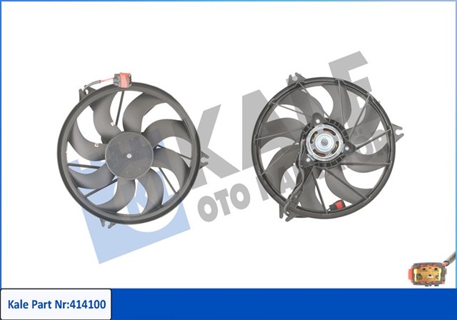 FAN MOTORU DAVLUMBAZLI P206 1.1 - 1.4 - 1.4 - 1.6 - 2.0 16V - 1.6HDI - 2.0HDI 98 250W - 385MM