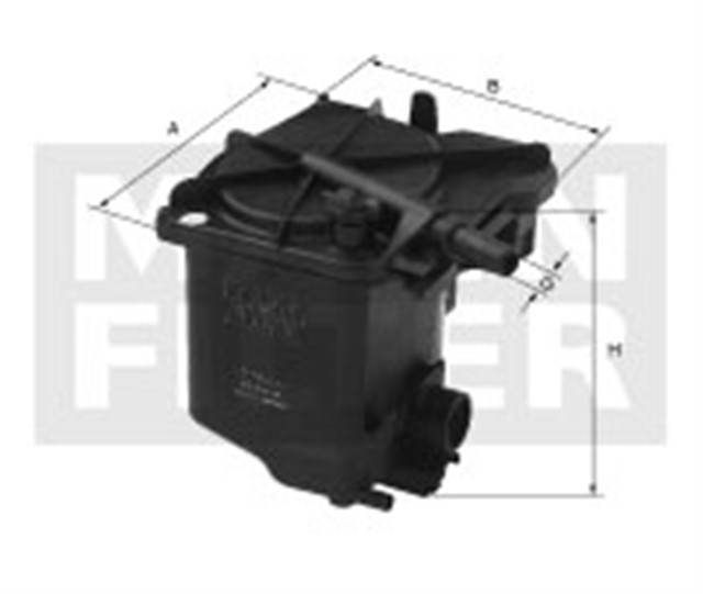 YAKIT FILTRESI [DIZEL] FOCUS - 206 - 207 - 307 - 308 - PARTNER - BERLINGO - TEPEE - S40 - V50 1.6 HDI - TDCI 03 - 